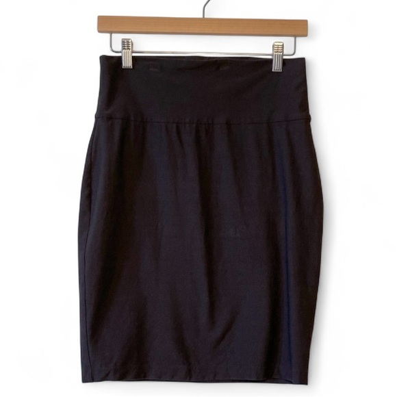 EILEEN FISHER DARK GREY WASHABLE CREPE MINI SKIRT SIZE‎ XS - Picture 2 of 10